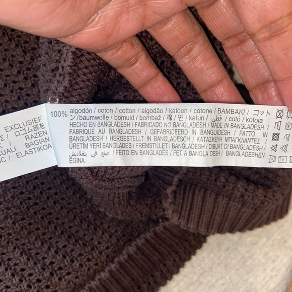 Zara Brown Sleeveless Knit Sweater Vest - Picture 7 of 7